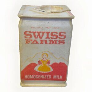 Swiss Farms School Lunch Milk Carton San Diego Southern California Swiss Maiden